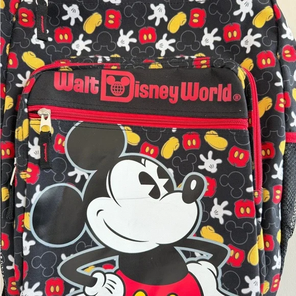 Disney Mickey Mouse Backpack Walt Disney World Disney Parks Authentic Bag - Picture 4 of 8